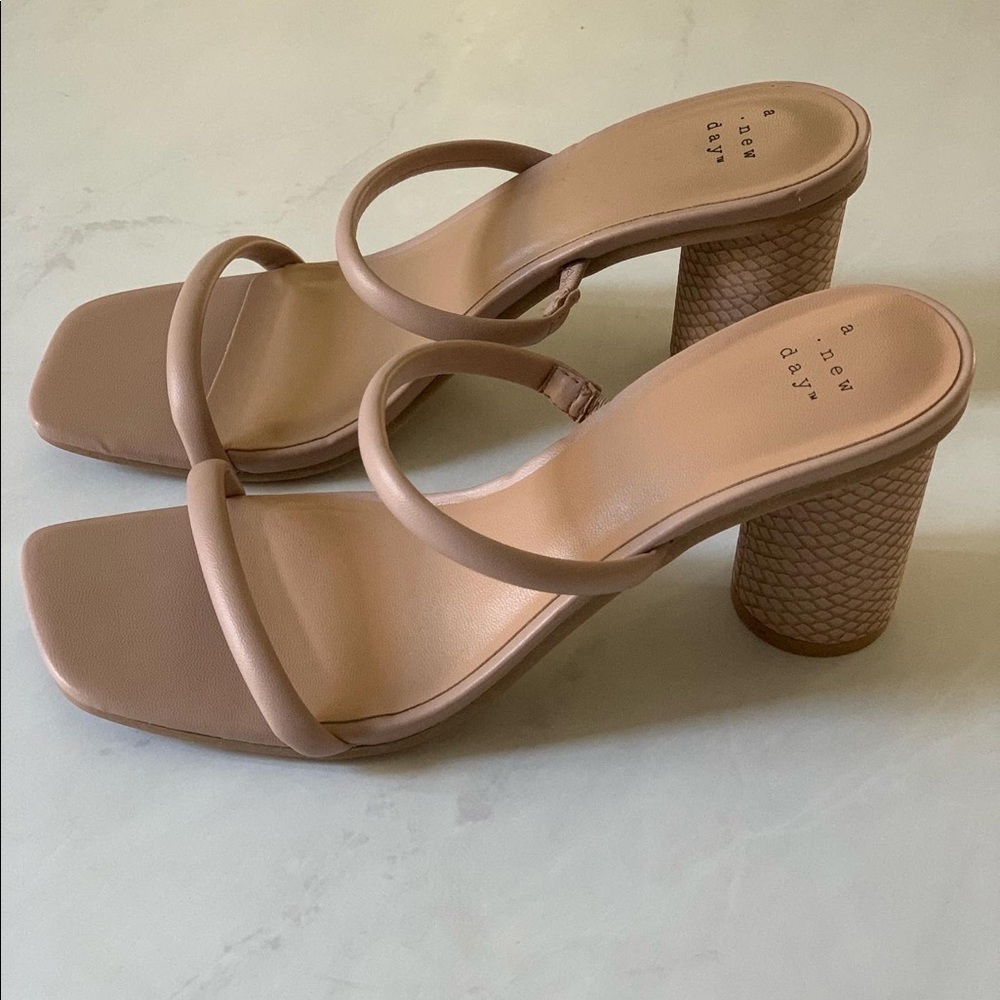 Nude sandals